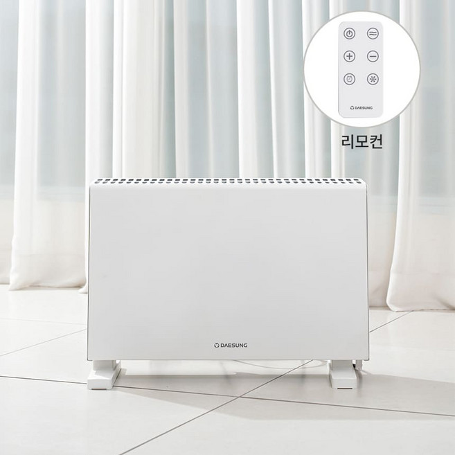대성 컨벡션 히터 2000w 컨벡터 온풍팬 장착 전기 온풍 스탠드 벽걸이 겸용 타이머 리모컨 방수, 대성컨벡션히터_DSH-4120W