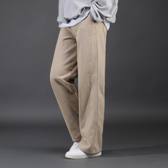 후앙스 소프트 뒷밴딩 면 코튼 와이드 바지 팬츠 GZCP-5208