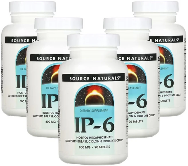 소스네츄럴스 IP-6 800 mg 90 정, 5개, 90정 - 쿠팡