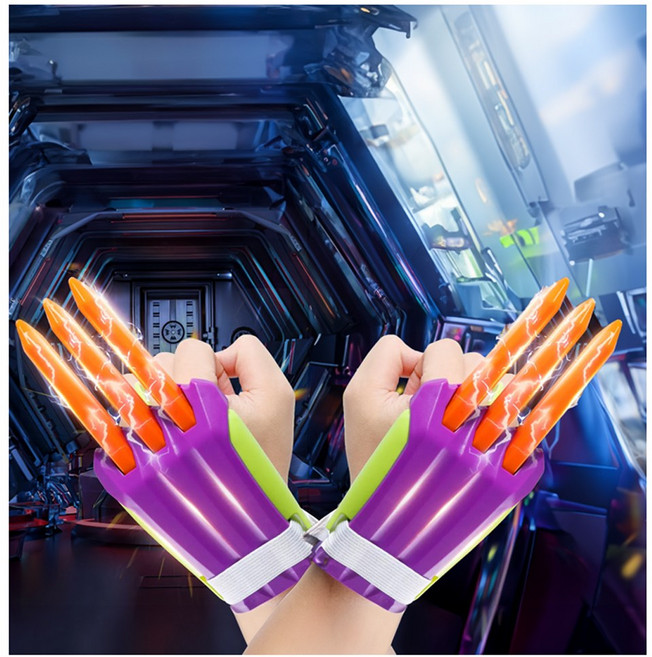 울버린 크로우 2p 세트 울버린손톱 로봇장갑 장난감창 장난감손톱, 2개