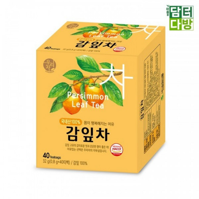 송원 감잎차 40T x2개, 32g, 2개