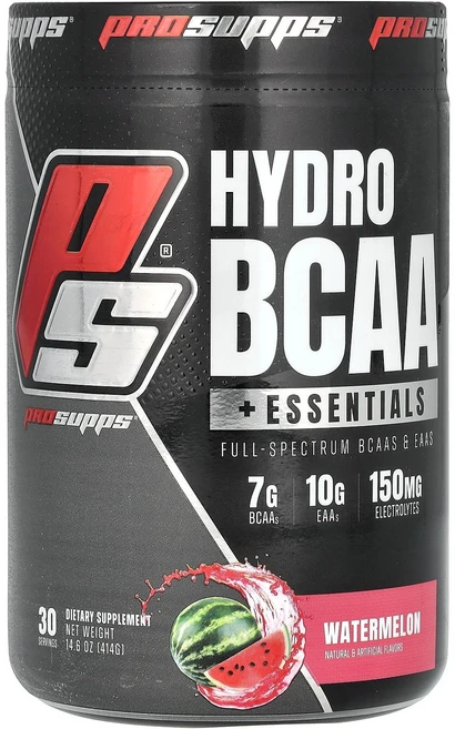 ProSupps Hydro BCAA 플러스 에센셜스 수박 맛 414g(14.6oz), ProSupps, Hydro BCAA 플러스 에센셜스,, 413g, 2개 - 쿠팡