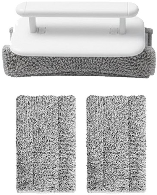 히즈엔 한손으로 끝내는 핸디형 미니 밀대 걸레, 1세트