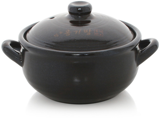 황토 옹기방 내열 뚝배기 도자기 계란찜 된장찌개 냄비, 1개, 13cm