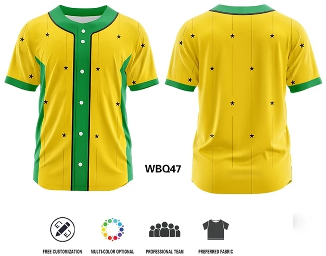 승화 야구 저지 사용자 정의 팀 유니폼 인쇄 이름 번호 로고 스트라이프 스포츠웨어 남자/여자/어린이 WBQ4, 07 3XL, 08 WBQ47