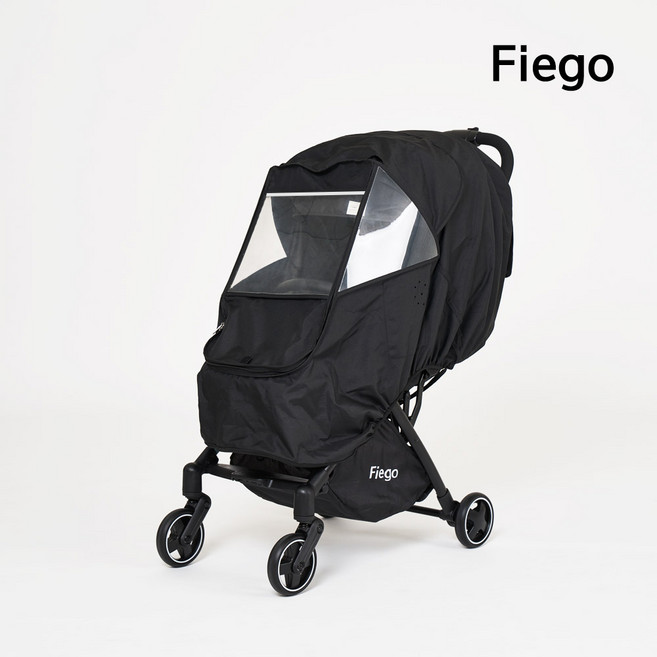유모차 사계절 방풍커버, 블랙, 1개