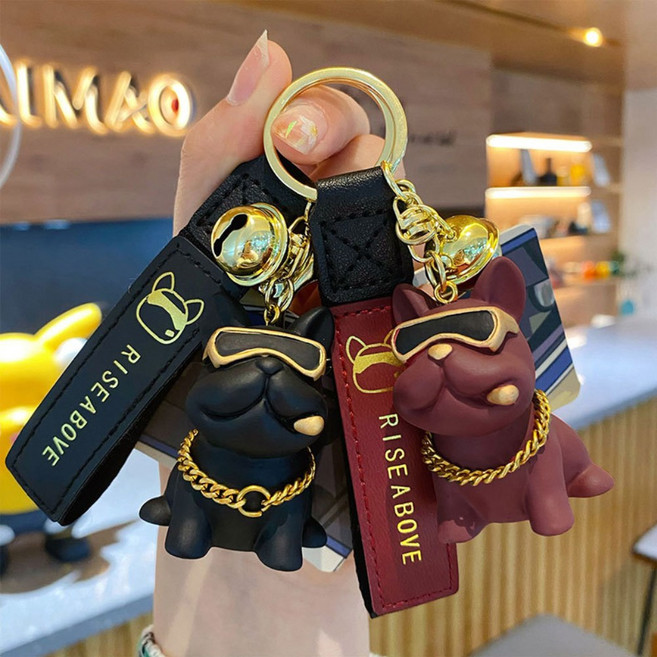 키라데이 불독 키링 2종세트