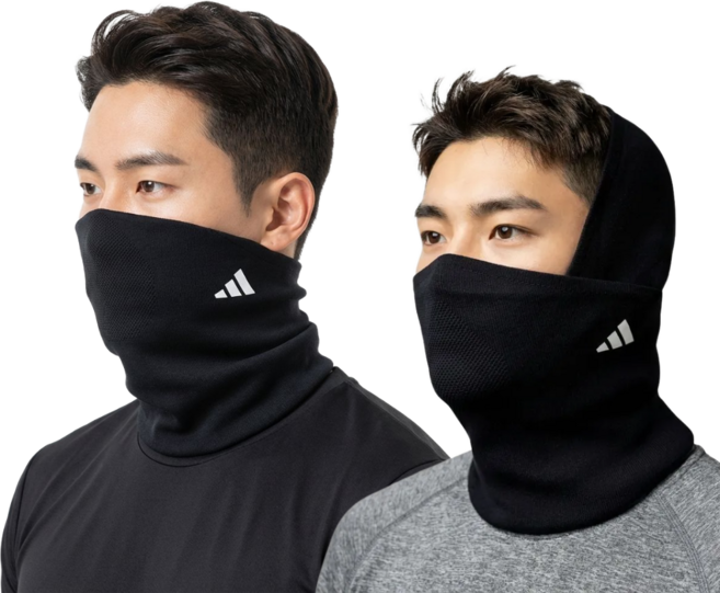 아디다스 바라클라바 넥워머 목토시 러닝 등산 바이크 스포츠 마스크, M, 1개
