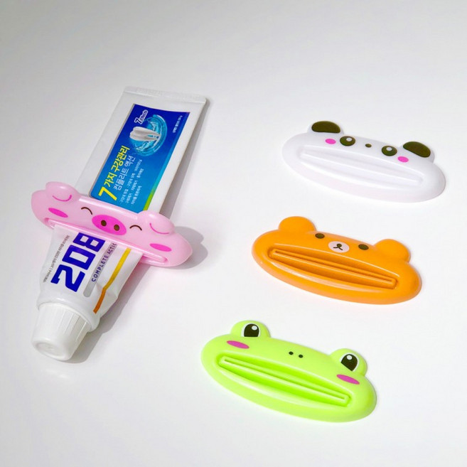 캐릭터 동물 치약 짜개 물감 튜브 소스 알뜰 치약짜개, 팬더, 동물치약짜개_팬더, 1개