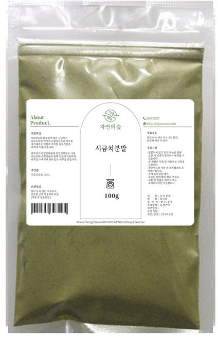 자연의숲 수제나라 시금치분말 시금치가루 천연마스크팩 천연화장품재료 천연분말 천연팩, 100g, 1개