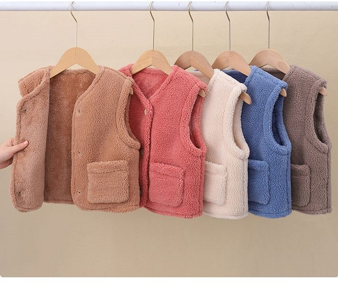 아르베 아동용 포포 뽀글이 조끼