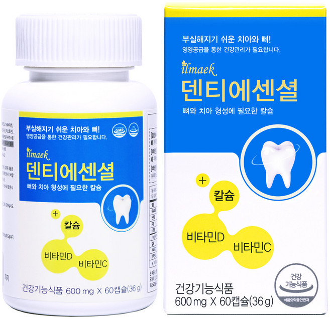 일맥 덴티에센셜, 60정, 1개