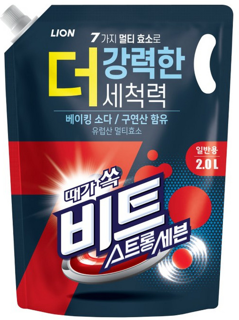 비트 스트롱 세븐 일반용 액상세제 리필, 2L, 1개