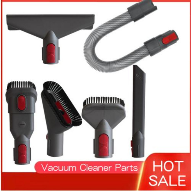 진공 부착물 청소 브러시 및 호스 도구 키트 다이슨 호환 V7 V8 V10 V11 V15, 2) 6PCS, 1개