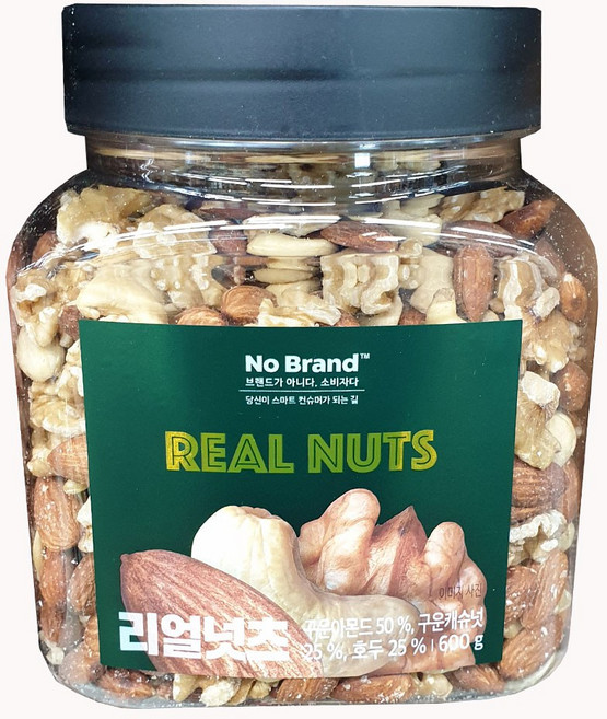 노브랜드 리얼넛츠 600G, 1개입
