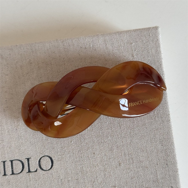 다프네 트위스트 반머리 프랑스 명품 반묶음 로우번 셀룰로오스 이태리 자동핀 머리핀 헤어핀