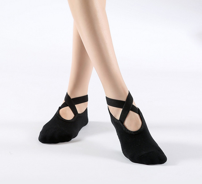 민트스타 필라테스 요가 논슬립 크로스밴드 여성 양말3족세트