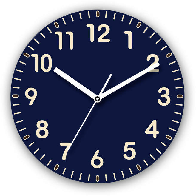 하루아홈 국산 고급 북유럽 모던 디자인 무소음시계, SIM1004 베이직벽시계