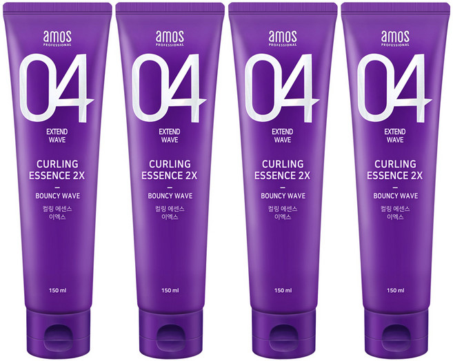 아모스프로페셔널 컬링에센스 2X 헤어에센스, 150ml, 4개