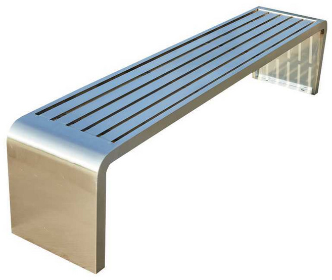 스텐 벤치 의자 공원 대기긴의자 버스정류장 휴게실, 201스테인레스스틸150x40x45cm