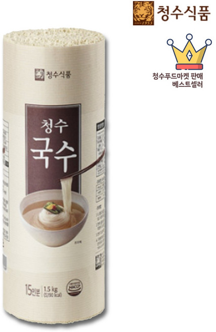 추억의맛 청수국수 원통형 1.5kg, 1개