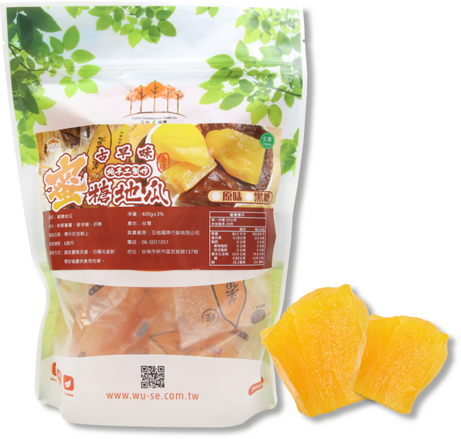 五桔國際 蜜糖地瓜 (古早味零食), 400g, 5個