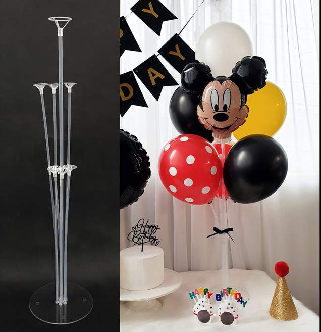 재미제이 미키마우스 풍선스탠드세트 헬륨풍선효과 생일파티풍선