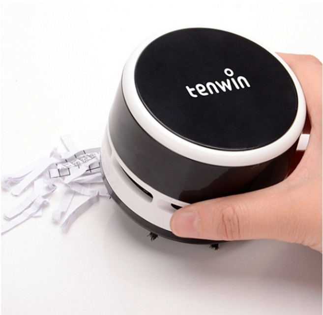 FOOI KC인증 예쁜 지우개가루 청소기 데스크청소기 책상청소기 5시건 당일발송, 블랙