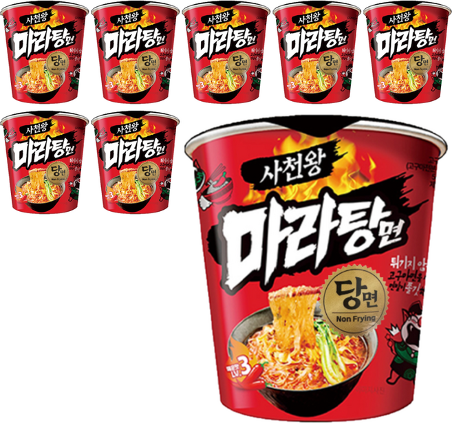 사천왕 마라탕면 당면 54g, 8개