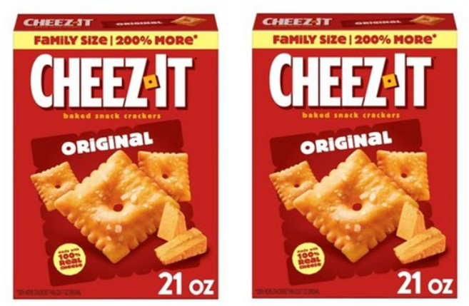 치즈잇 베이크드 스낵 크래커 오리지널 595g 2개