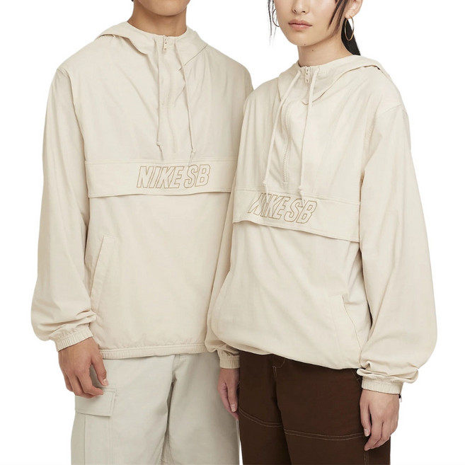 나이키 남녀공용 SB 간절기 바람막이 아노락 생활방수 재킷 화이트계열