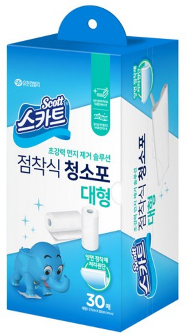 스카트 점착식 청소포 30매, 1개