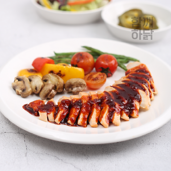 함께하닭 닭가슴살 100g 10종 골라담기, 30개, 불닭소스 맛, 130g