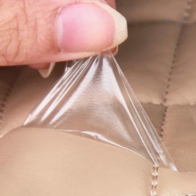 패딩 투명방수스티커 옷깃오염방지