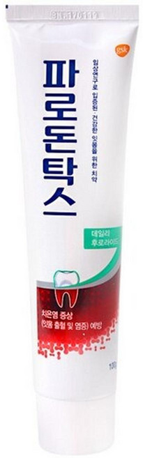 파로돈탁스 데일리 후로라이드 치약, 100g, 18개