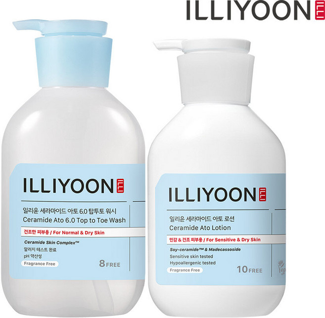 일리윤 세라마이드 아토보습 특별기획세트 [로션350ml+워시500ml], 1개