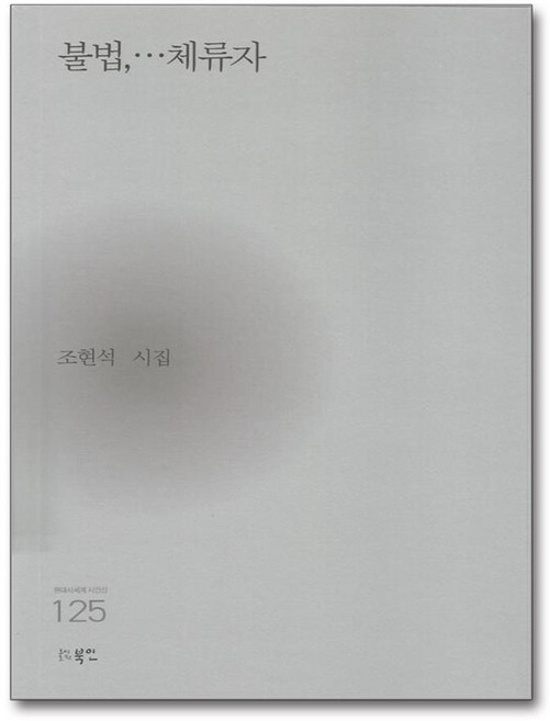 불법…체류자 - 현대시세계 시인선 125, 북인, 조현석