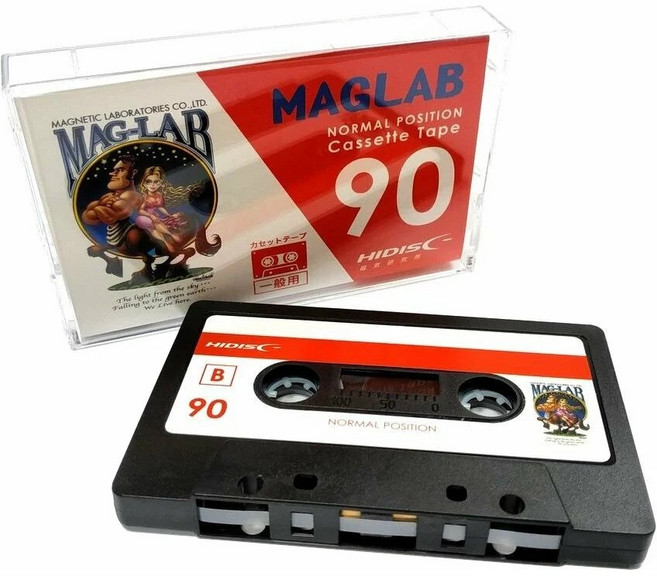 일본생산 Maglab Hi-Disc 노멀포지션 카세트 공테이프 90분, 1개