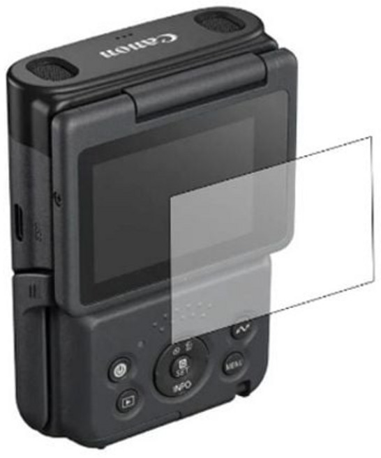캐논 파워샷 V10 브이로그 카메라 LCD 강화유리필름eas23AkJ