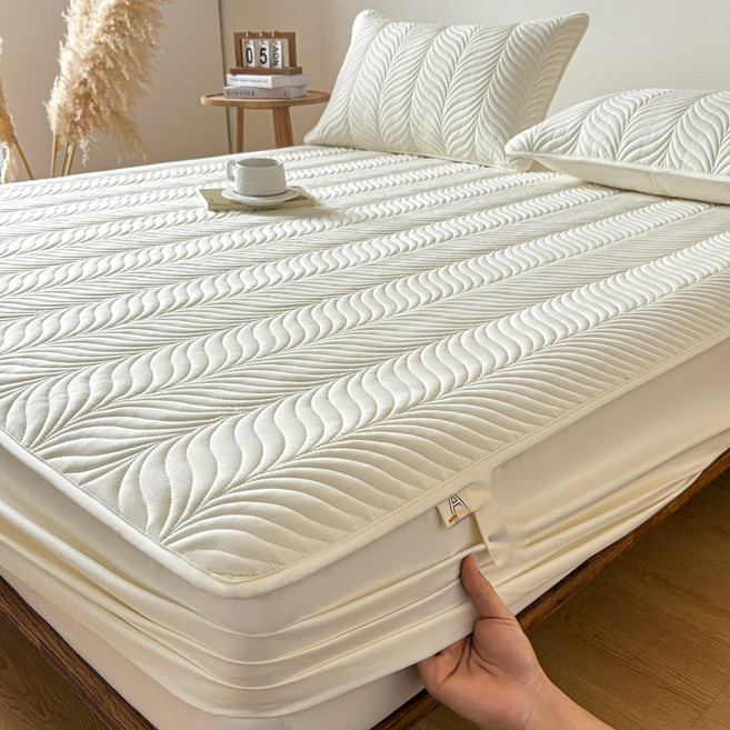 더루비샵 방수 매트리스커버 누빔 침대커버 사계절 오염방지