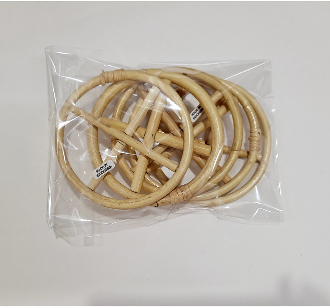 소품팩토리 12cm 5개 라탄틀 라탄링 썬캐쳐 자개모빌 만들기 재료 diy 드림캐쳐 만들기 마크라메 발리 모빌