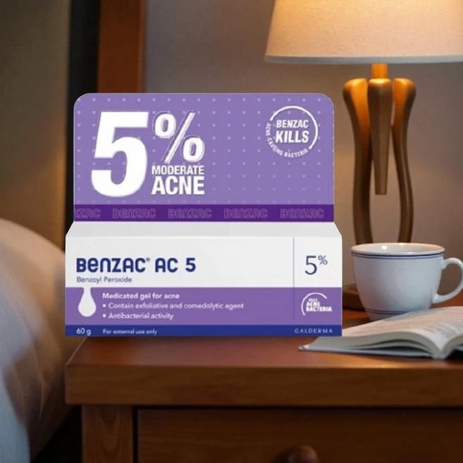 Benzac 벤작 AC 5% 젤 크림 60g, 1병 - 쿠팡