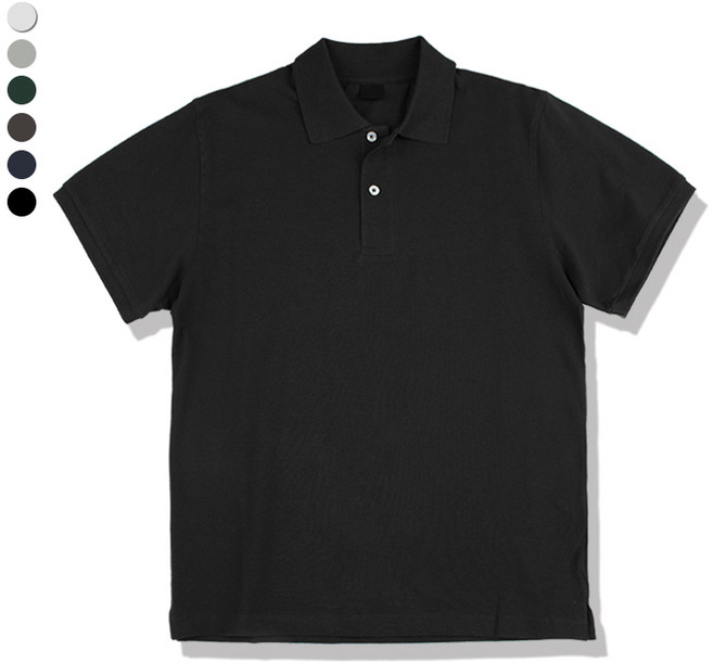 오마보이 남성용 PK 여유핏 반팔 카라티