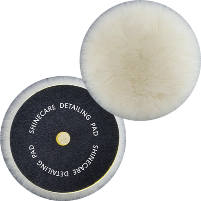 샤인케어 자동차 광택패드 양모패드 초벌 중벌 마무리 세트 3인치 4인치 5인치 6인치 7인치 전동드릴, 5인치세트, 1개