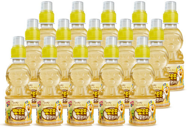 팔도 뽀로로 보리차, 220ml, 15개