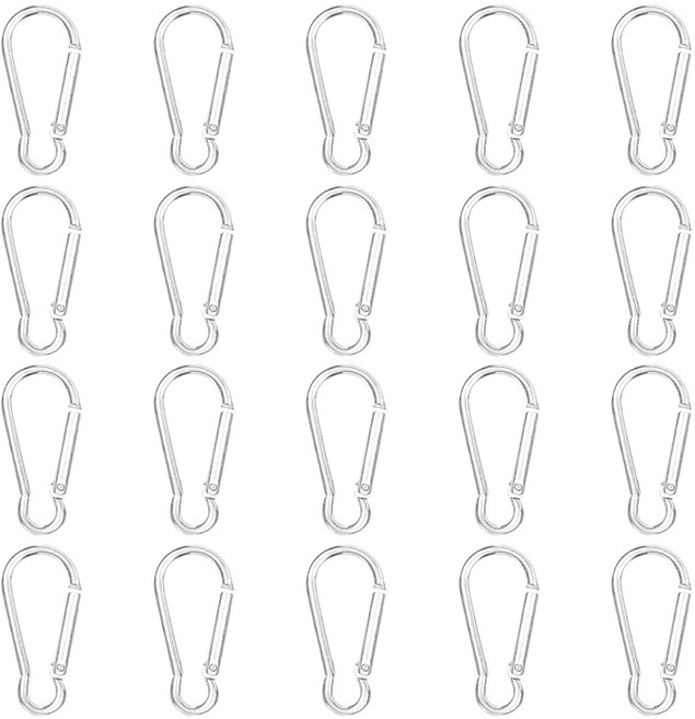 카라비너 B타입 2호, 20개, 실버