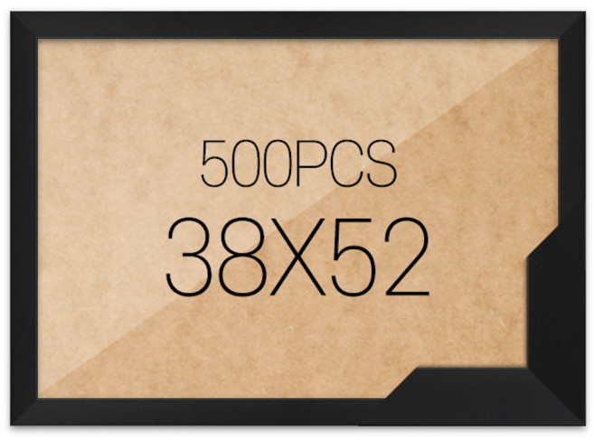 퍼즐피플 퍼즐전용액자 슬림형 500피스 52cm X 38cm, 슬림블랙, 500, 1개