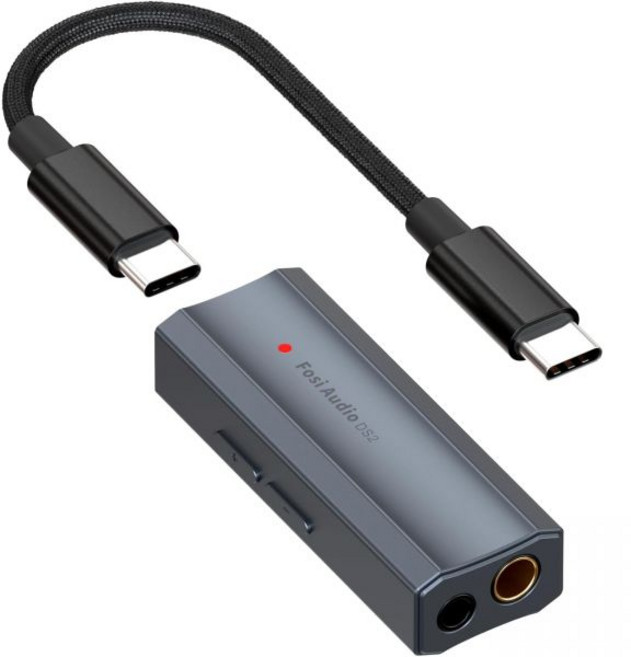 포시 오디오 DS2 USB C to AUX 헤드폰 앰프 DAC 동글 35mm 잭 포터블 듀얼 출력 DSD256 44mm 밸런스드 하이 레졸루션 CS43131 핸드폰 15 프로