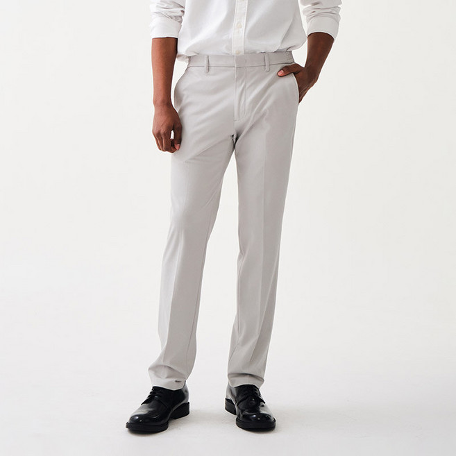 [STCO] 남성 컴포트밴드 스트레치 밴드 나일론 팬츠 그레이