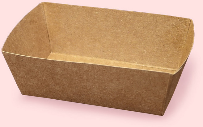 제이팩토리 다용도 종이접시 크라프트 일회용 종이트레이 JP-09, 1개, 100개